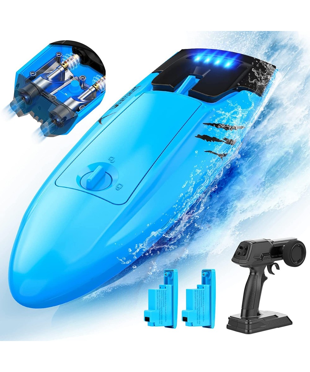 Double Jet Pump RC Boat 20+ MPH Invisible Propeller Remote Control Boat Pool Toys for 4 5 6 7 8-12 Year Old Boys Birthday Gif...