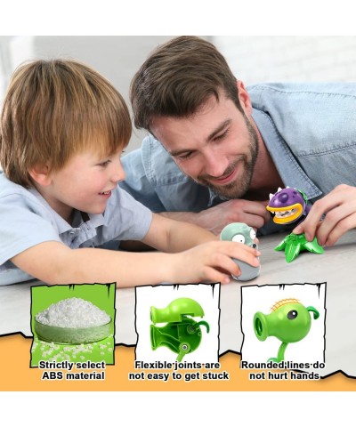 Plants and Zombies Toys vs Egg Transformation Series Assembled Toys Action Figures Set Gift Game Fan Party Birthday Gifts Zom...