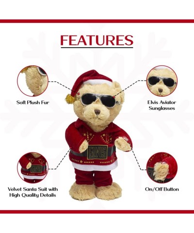 Musical Animated Christmas Plush Singing & Dancing Bear - Plays “Santa Claus is Back in Town $33.73 Stuffed Animals & Teddy B...