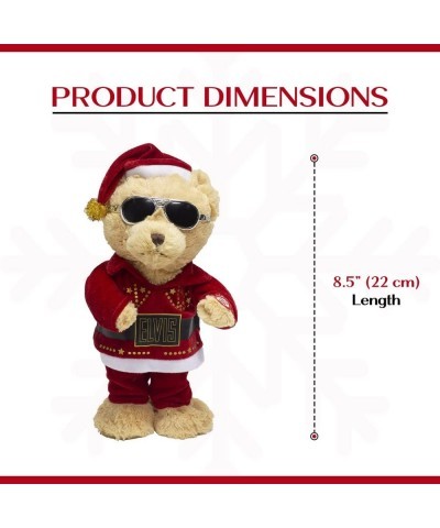 Musical Animated Christmas Plush Singing & Dancing Bear - Plays “Santa Claus is Back in Town $33.73 Stuffed Animals & Teddy B...