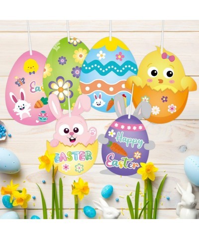 30Pcs Make Your Own Eggs Cards DIY Eggs Sticker Craft Kit Hanging Ornaments Birthday Party Decorations Supplies Kids School C...