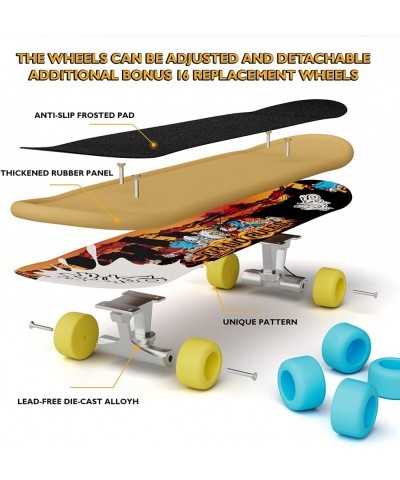 Finger Skateboards for Kids - Mini Skateboard Fingerboards 5 PCS Professional Finger Toys Non-Slip Decks for Jumps Flips Acti...