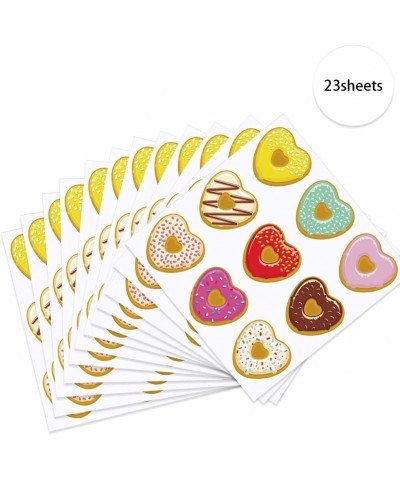 207pcs Donuts Heart Stickers Valentines Stickers for Kids School Classroom Teacher Reward Party Decor Scrapbooking Supplies $...