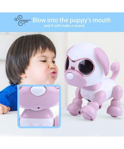 Robot Dog Toy Electronic Robot Dog Pet Toy Smart Kids Interactive Walking Sound Puppy with LED Light Educational Toy Gift for...