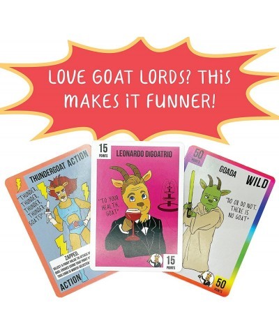 Goat Lords -- Hilarious and Competitive New Card Game Best for Adults Teens and Kids Ages 7 and Up. Awesome Party Game for Fa...