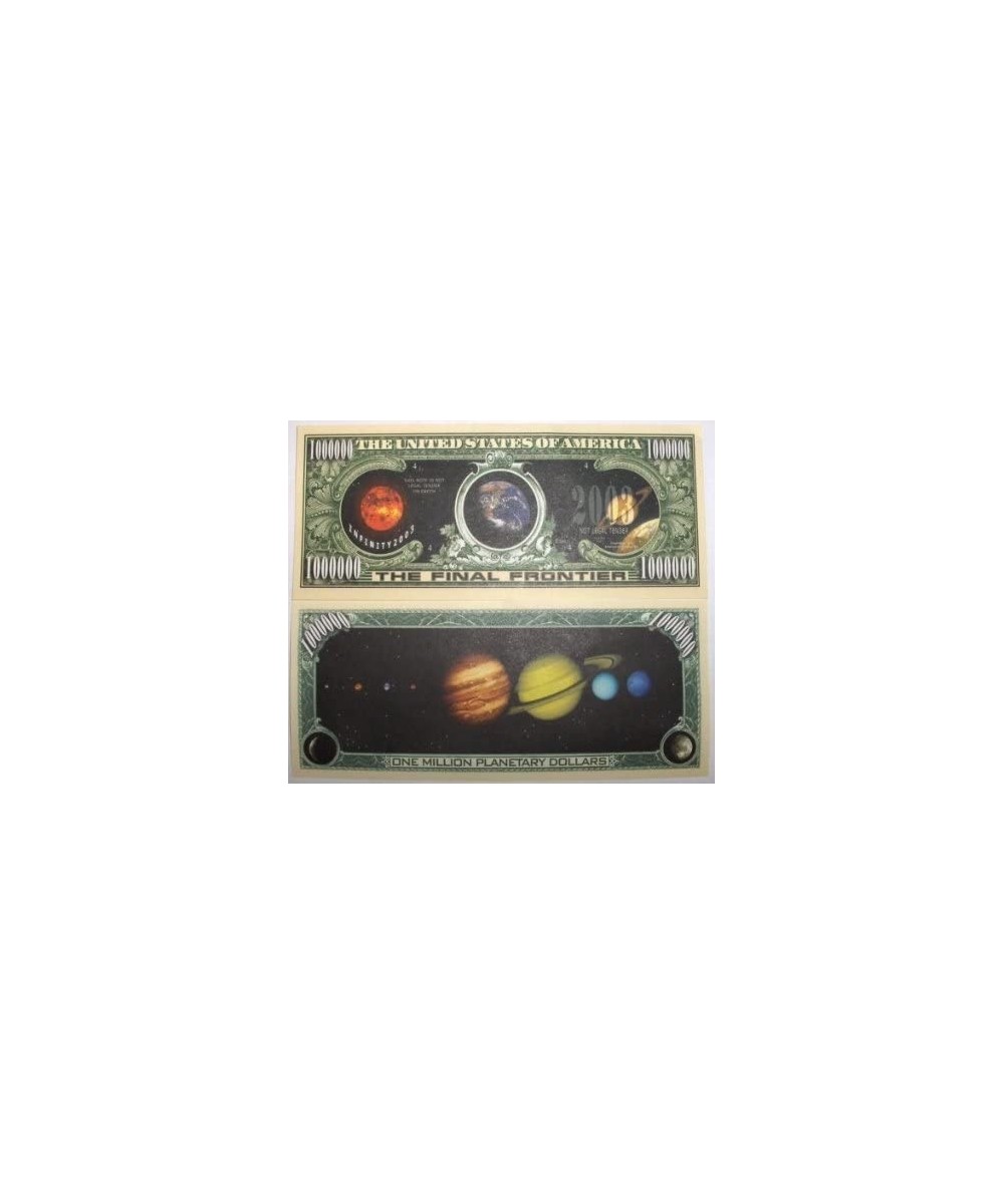 Pack of 5 - Solar System Million Dollar Bills $16.12 Gags & Practical Joke Toys