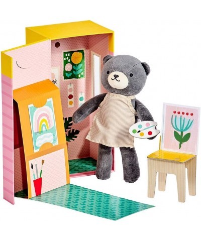 Beatrice The Bear in The Studio Play Set – Includes Stuffed Animal Toy and Pop-Out Play Set Box – Perfect for Hours of Preten...