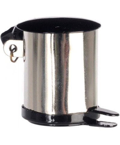 House Miniature 1:12 Scale Kitchen Accessory Stainless Steel Pedal Bin $15.98 Dollhouse Accessories