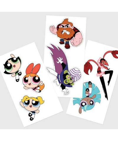 Powerpuff Girls Cartoon Network Collectible Stickers with Blossom Bubbles and Buttercup $18.05 Kids' Stickers