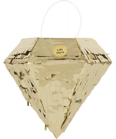 Unique"3D Mini Pinata - 6.75"" x 6.75"" x 6.5"" | Diamond Shape | Gold Foil | 1 Pc. $20.13 Piñatas