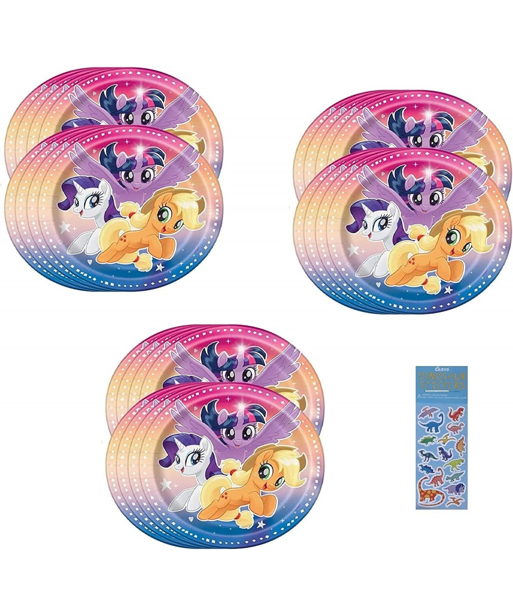 My Little Pony Party Supplies Bundle Pack includes Dessert Cake Paper Plates - 24 Count $25.19 Kids' Party Tableware