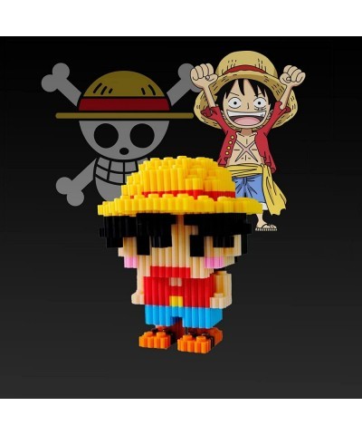 One Anime Piece Building Block Set Anime Model Mini Bricks Micro 3D Figure DIY Toys for Birthday Gifts Kids and Fans(No Box) ...