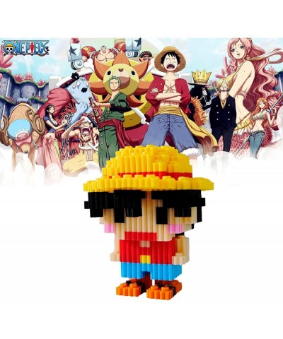 One Anime Piece Building Block Set Anime Model Mini Bricks Micro 3D Figure DIY Toys for Birthday Gifts Kids and Fans(No Box) ...