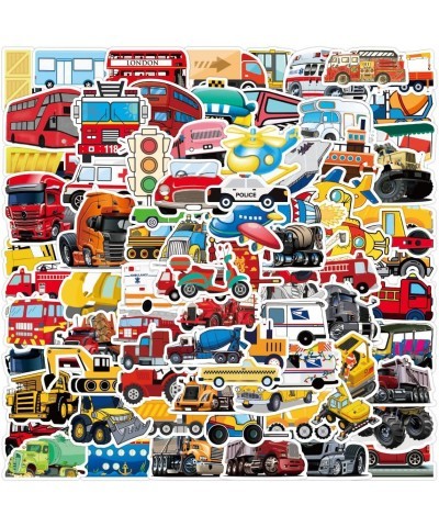 100 Children's car Truck Stickers Transportation Tool Stickers Water Bottle Computer Refrigerator Guitar Helmet Skateboard Wa...