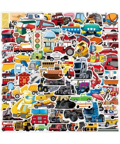 100 Children's car Truck Stickers Transportation Tool Stickers Water Bottle Computer Refrigerator Guitar Helmet Skateboard Wa...