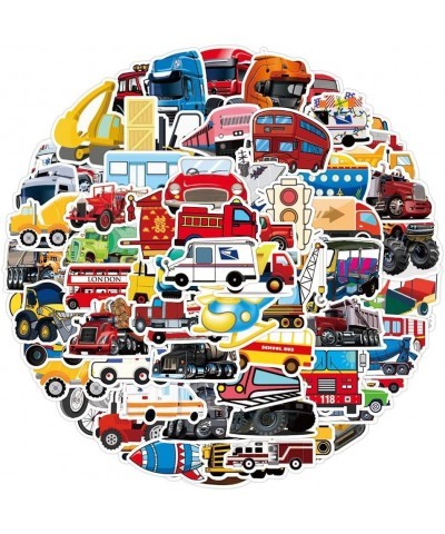 100 Children's car Truck Stickers Transportation Tool Stickers Water Bottle Computer Refrigerator Guitar Helmet Skateboard Wa...