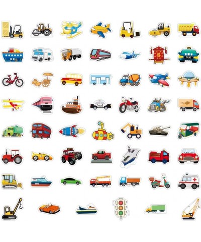 100 Children's car Truck Stickers Transportation Tool Stickers Water Bottle Computer Refrigerator Guitar Helmet Skateboard Wa...