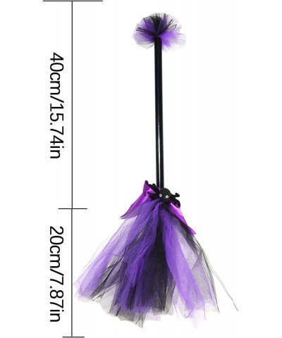 Halloween Witch Broom Pretend Play Cosplay Props Halloween Costume for Kids Broomstick for Masquerade Dress Up Dance Party $1...