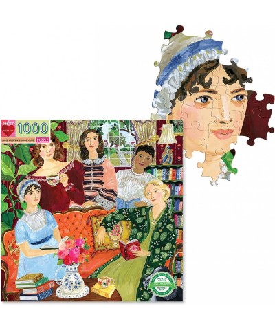 Piece and Love Jane Austen's Book Club 1000 piece square adult Jigsaw Puzzle $39.11 Jigsaw Puzzles