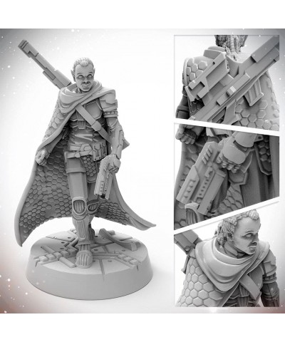 Starfinder Unpainted Miniatures: Half-Elf Operative - 32mm Unpainted Plastic Miniatures by Archan Studio - for Kids and Adult...