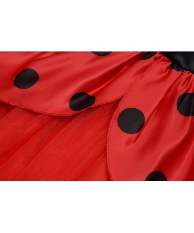 Ladybug Dress for Girls with Mask and Bag Costume for Kids Dress Up Costume Birthday Halloween Christmas $51.44 Kids' Costumes