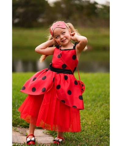 Ladybug Dress for Girls with Mask and Bag Costume for Kids Dress Up Costume Birthday Halloween Christmas $51.44 Kids' Costumes