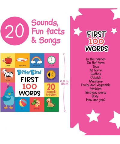 Interactive Musical Toy | 100 Words for Baby and Toddler | Educational Talking Toy | Explore Baby First 100 Words | Electroni...