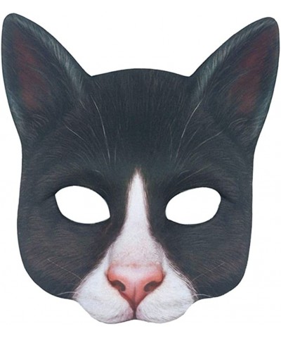 Fancy Dress Masks Halloween Carnival Masquerade Digital Print Realistic Novelty Animal Cat Full Head Mask Costume Cosplay $23...