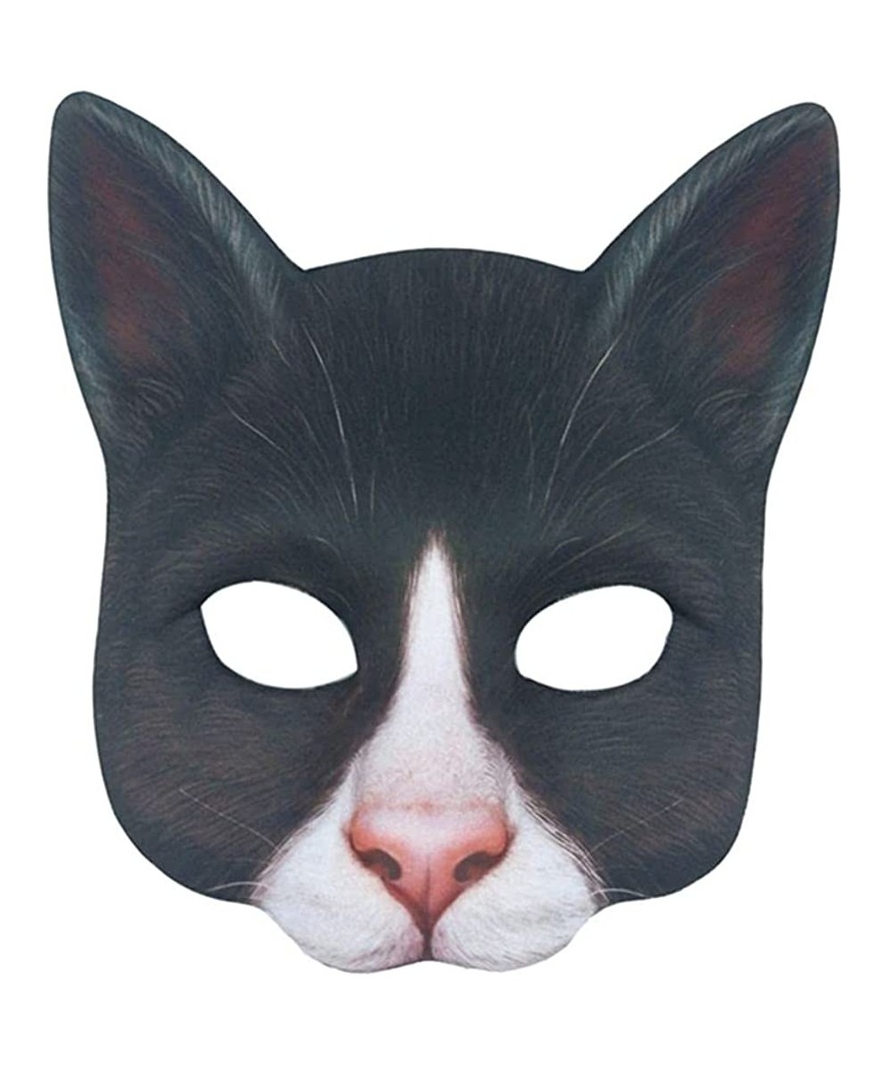 Fancy Dress Masks Halloween Carnival Masquerade Digital Print Realistic Novelty Animal Cat Full Head Mask Costume Cosplay $23...