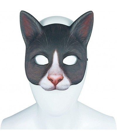 Fancy Dress Masks Halloween Carnival Masquerade Digital Print Realistic Novelty Animal Cat Full Head Mask Costume Cosplay $23...