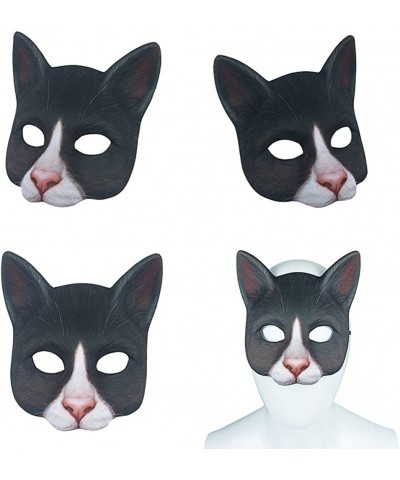 Fancy Dress Masks Halloween Carnival Masquerade Digital Print Realistic Novelty Animal Cat Full Head Mask Costume Cosplay $23...