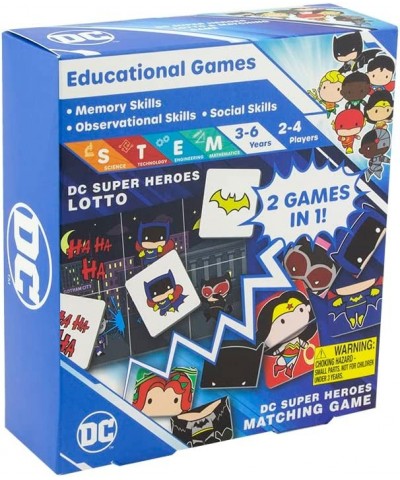 DC Comics Super Heroes Matching Game 2 Games in 1 Officially Licensed $32.22 Board Games