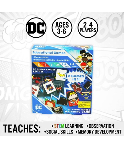 DC Comics Super Heroes Matching Game 2 Games in 1 Officially Licensed $32.22 Board Games