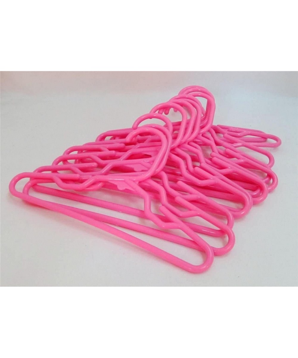 Doll Hangers Set of 12 Plastic Hangers Pink for 18 inch Doll Clothes $20.40 Doll Accessories