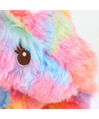 Plush Rainbow Unicorn Stuffed Magic Animal Adorable Toy Furry Floppy Body Cuddly Gifts for Kids Toddlers on Birthday Easter 1...