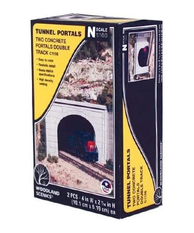 WS 1156 N Tunnel Portal Concrete-2 Double $28.81 Toy Vehicle Playsets