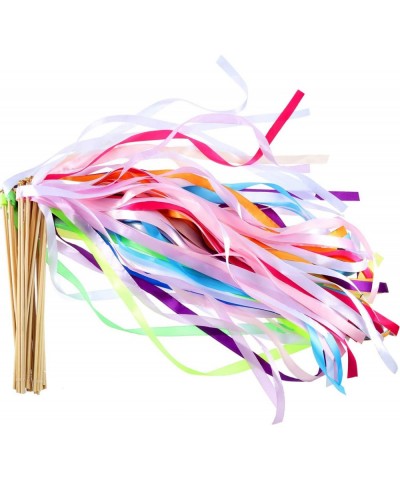 40 Pieces Mix Color Ribbon Sticks with Bell Fairy Stick Party Streamers for Wedding Party(Multicolor) $30.76 Kids' Party Deco...