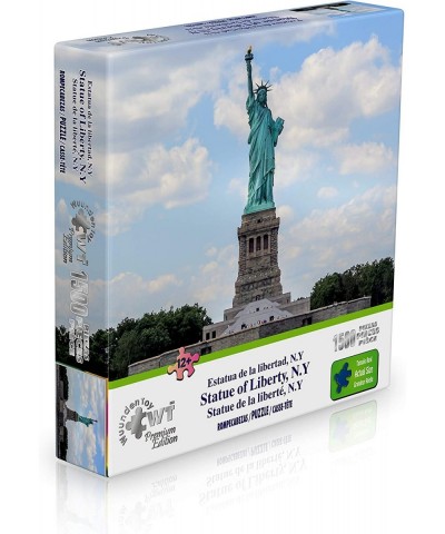 Wuundentoy 1500 Piece Puzzles for Adults and Kids Statue of Liberty Jigsaw Puzzles for Adults Kids and Families - 24"x32" rom...