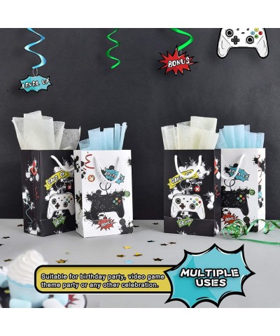 Watercolor Video Game Party Bags - 16 Pack Goodie Bags for Boys Kids Game Theme Party Supplies Favor Bag Candy Treat Loot Gif...