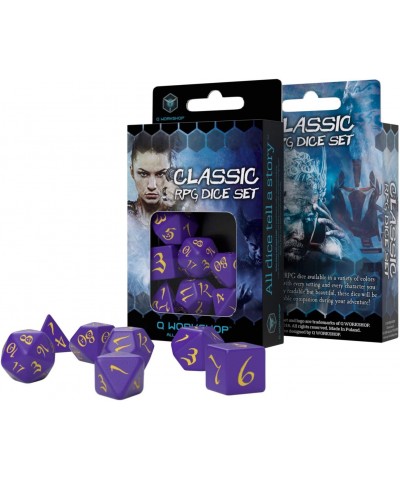 Classic RPG Purple & Yellow Dice Set (7) $18.08 Game Accessories