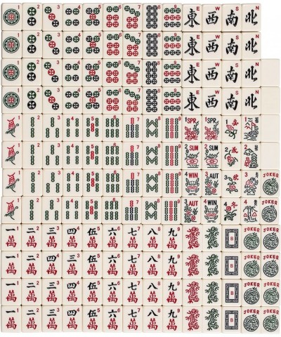 Set of 166 American Mahjong Tiles The Classic (Tiles Only Set) $82.04 Domino & Tile Games