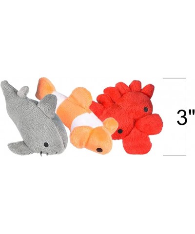 Sea Life Plush Toys Set of 24 Super-Soft Stuffed Animal Toys in Assorted Designs Aquatic Birthday Party Favors for Kids Cute ...