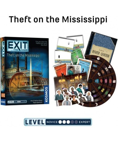 EXIT: The Game 4-Pack Escape Room Bundle | Season 4 | Theft on The Mississippi | Stormy Flight | Cemetery of The Knight | Enc...