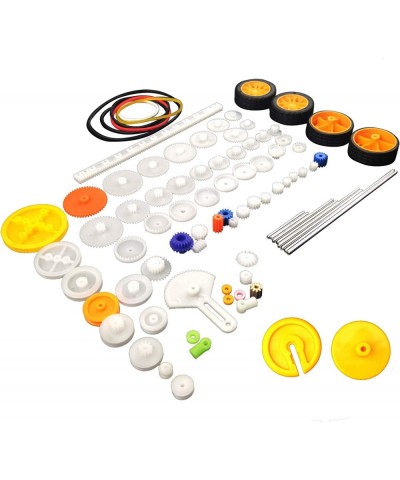 82 pcs Plastic Gear Package Kit DIY Gear Assortment Accessories Set for Toy Motor Car Robot Various Gear Axle Belt Bushings $...