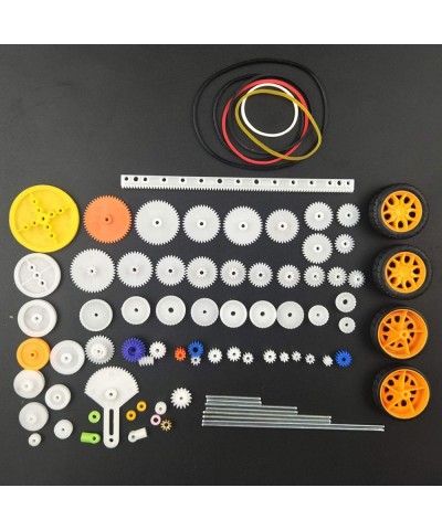 82 pcs Plastic Gear Package Kit DIY Gear Assortment Accessories Set for Toy Motor Car Robot Various Gear Axle Belt Bushings $...