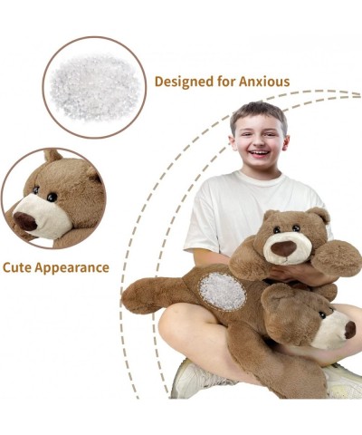 Bear Weighted Stuffed Animals Hugging Pillow for Kids Gift - Brown Weighted Plush Animals Bear Plush 2.8lb 23" (Brown 23") $7...