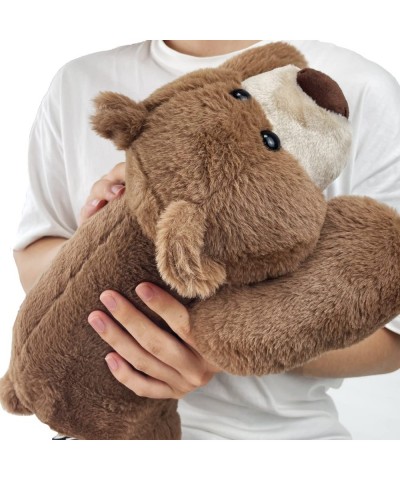 Bear Weighted Stuffed Animals Hugging Pillow for Kids Gift - Brown Weighted Plush Animals Bear Plush 2.8lb 23" (Brown 23") $7...