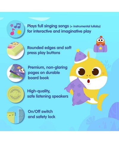 Baby Shark Bedtime Songs 10 Button Sound Book | Baby Shark Toys | Learning & Education Toys | Interactive Baby Books for Todd...