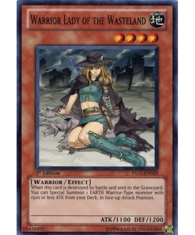 Warrior Lady of The Wasteland (YS11-EN020) - Starter Deck: Dawn of The Xyz - 1st Edition - Common $10.47 Card Games