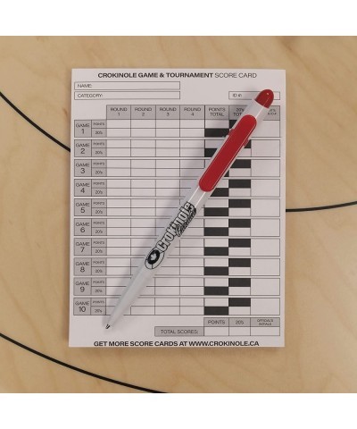 Crokinole Game & Tournament Score Cards (Pad) $30.19 Board Games